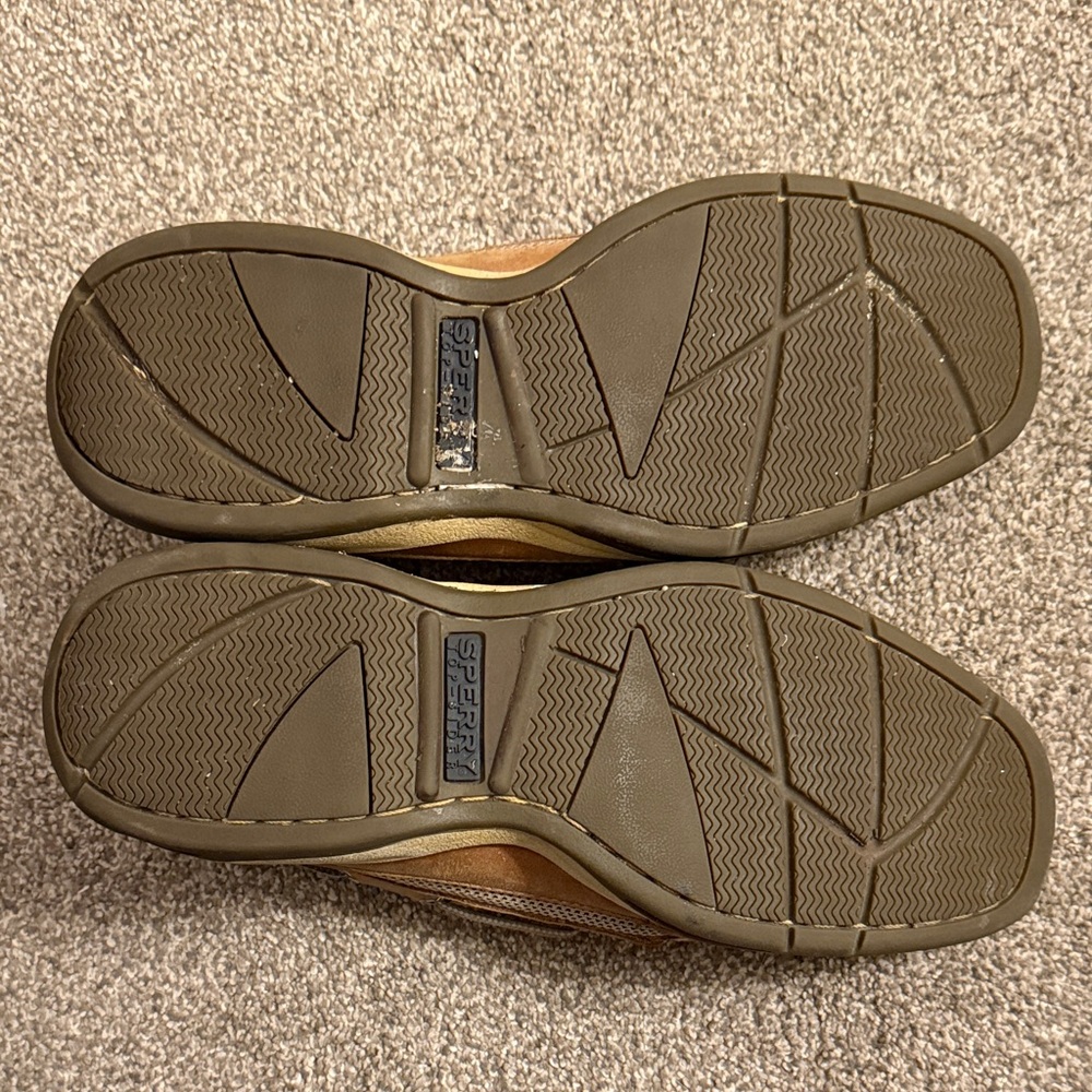 Sperry Men's Brown Leather Boat Shoes - Picture 3 of 3